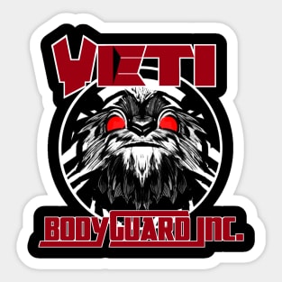 YETI - Bodyguard Incorporated (White) Sticker